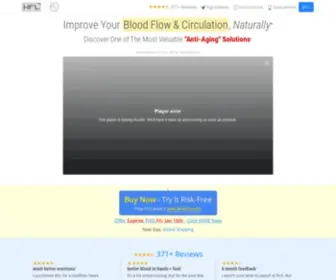 Bloodflowoptimizer.com(Discover the REAL cause of poor BLOOD FLOW CIRCULATION & my favorite solutions) Screenshot