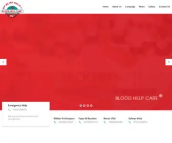 Bloodhelpcare.org(Blood help care karanataka) Screenshot