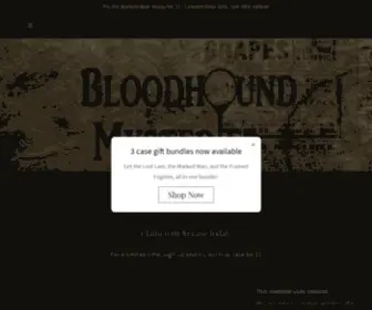 Bloodhoundmysteries.com(Bloodhound Mysteries) Screenshot