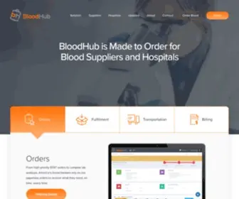 Bloodhub.com(Home) Screenshot