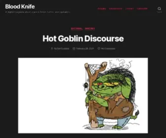 Bloodknife.com(ISSUE TEN) Screenshot