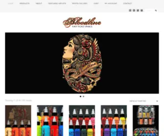 Bloodlinetattooinks.com(Highest quality tattoo inks and for professional artists) Screenshot