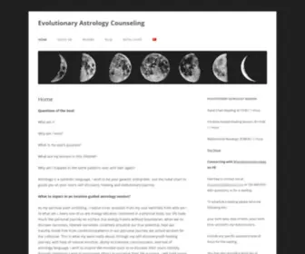 Bloodmoonastrology.com(Evolutionary Astrology Counseling) Screenshot