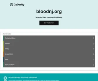 Bloodnj.org(The Blood Center of New Jersey) Screenshot