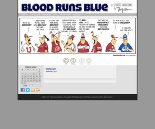 Bloodrunsblue.com(Blood Runs Blue) Screenshot