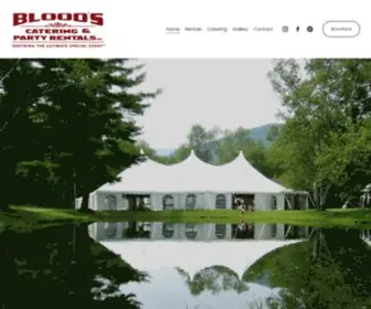 Bloodscatering.com(Bloods Catering & party rentals) Screenshot