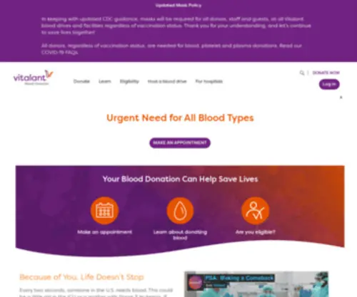Bloodsource.org(Bloodsource) Screenshot