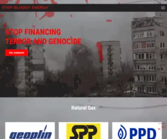 Bloody.energy(Every dollar paid for russian energy) Screenshot