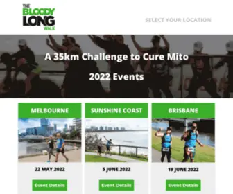 Bloodylongwalk.com.au(35km Challenge) Screenshot