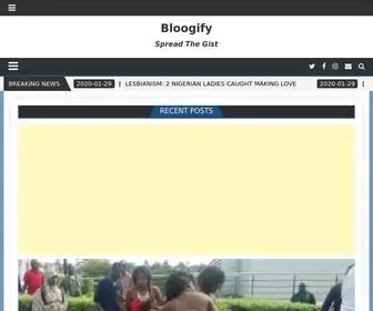 Bloogify.com(Hot Naija News) Screenshot