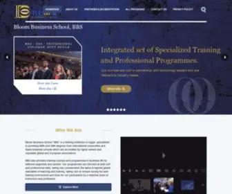 Bloom-BBS.com(Advance Your Career with Bloom Business School's programs) Screenshot