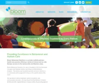 Bloom-Behavioral-Solutions.com(Bloom Behavioral Solutions) Screenshot