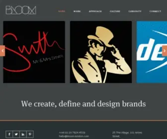 Bloom-London.com(Brand strategy) Screenshot
