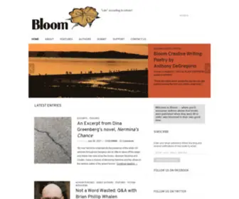 Bloom-Site.com("Late" According to Whom) Screenshot
