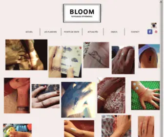 Bloom-Tatouages.com(Tatouages éphémères) Screenshot