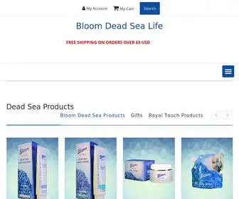 Bloom.com.jo(Bloom Dead Sea Products) Screenshot