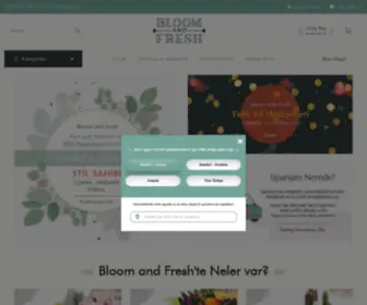 Bloomandfresh.com(Bloom and Fresh: Online Çiçek) Screenshot