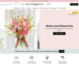 Bloomandwild.fr(Bloom & Wild) Screenshot