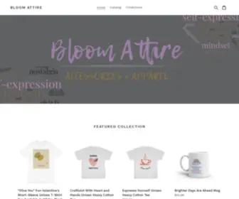 Bloomattire.com(Inspire to Be Different with Bloom Attire) Screenshot