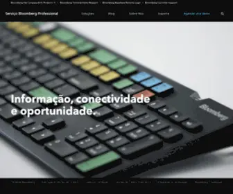 Bloomberg.com.br(O serviço Bloomberg Professional® (O Terminal)) Screenshot