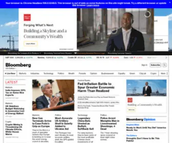 Bloomberg.com(Bloomberg delivers business and markets news) Screenshot