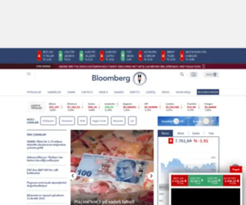Bloomberght.com Screenshot