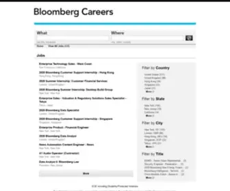 Bloomberg.jobs(Bloomberg Jobs) Screenshot