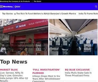 Bloombergquint.com(Business News Today) Screenshot