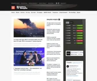 Bloombergtv.mn(Bloomberg TV Mongolia) Screenshot