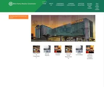 Bloomberry.ph(Bloomberry Resorts Corporation) Screenshot