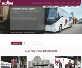 Bloombus.com(Commuter Services) Screenshot