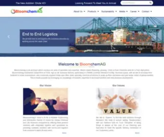 Bloomchemag.com(Solvents Supplier) Screenshot