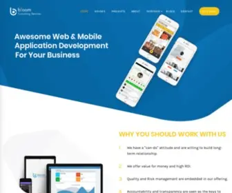 Bloomcs.com(Web & Mobile App Development Company Singapore) Screenshot