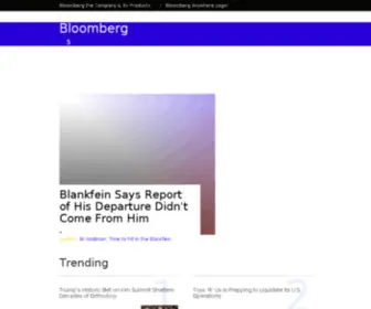 Bloomerg.com(Business, Financial & Economic News, Stock Quotes) Screenshot