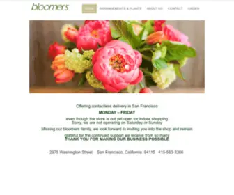 Bloomerssf.com(Bloomers San Francisco Full) Screenshot