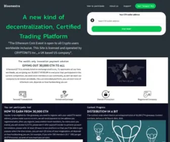 Bloomextra.com(Ethereum Giveaway) Screenshot