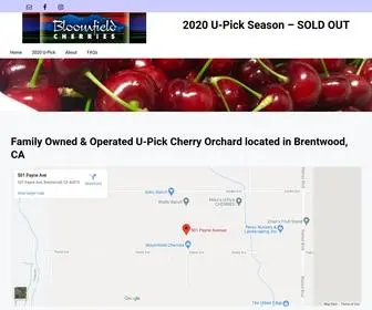 Bloomfieldcherries.com(Bloomfield Cherries) Screenshot