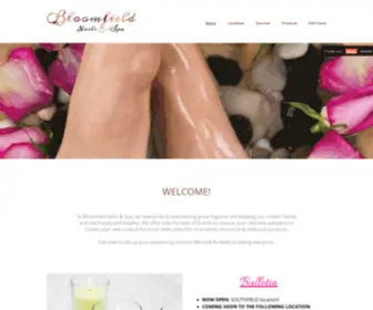 Bloomfieldnail.com(Bloomfield Nails &amp; Spa) Screenshot