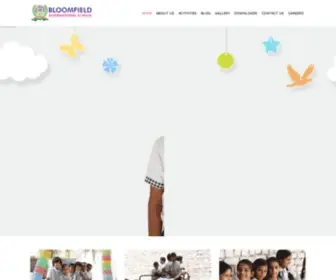 Bloomfieldschool.org(Sponsored School in Bihar) Screenshot