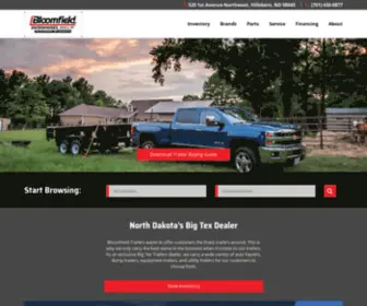 Bloomfieldtrailers.com(Bloomfield Enterprises Inc) Screenshot
