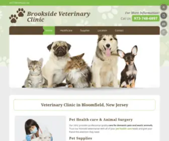 Bloomfieldveterinarian.com(Brookside Veterinary Clinic) Screenshot