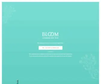 BloomGin.com(Distinctly floral Gins inspired by the true beauty of nature created by Joanne Moore) Screenshot