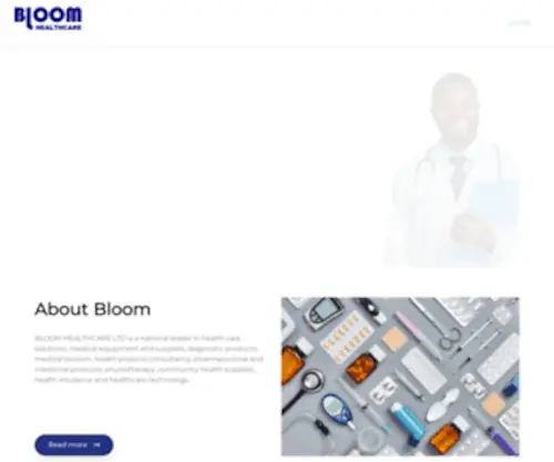 Bloomhealth.com.ss(Bloom Healthcare) Screenshot