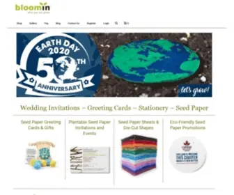 Bloomin.com(Seed Paper) Screenshot