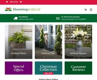 Bloomingartificial.co.uk(Blooming Artificial) Screenshot