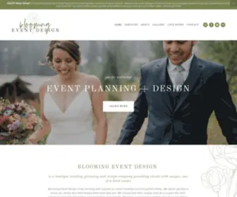 Bloomingeventdesign.com(Blooming Event Design) Screenshot