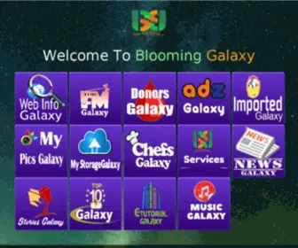 Bloominggalaxy.com(Website description) Screenshot