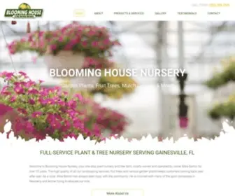 Bloominghousenurserygainesville.com(Blooming House Nursery) Screenshot