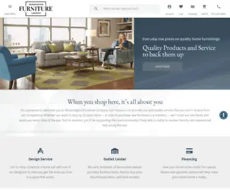 Bloomingtonfurniture.com(Bloomington Furniture Company) Screenshot