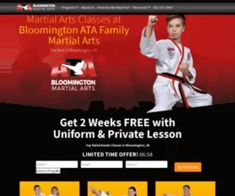 Bloomingtonmartialarts.com(Martial Arts Classes at The Best in . Top Rated Karate Classes in LIMITED) Screenshot